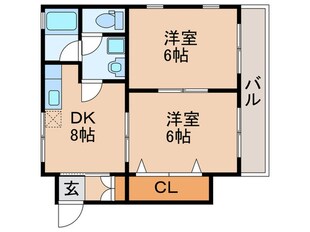 ＡＤＶＡＮＣＥ６の物件間取画像